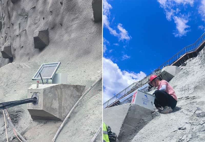 邊坡爆破振動(dòng)監(jiān)測(cè)圖